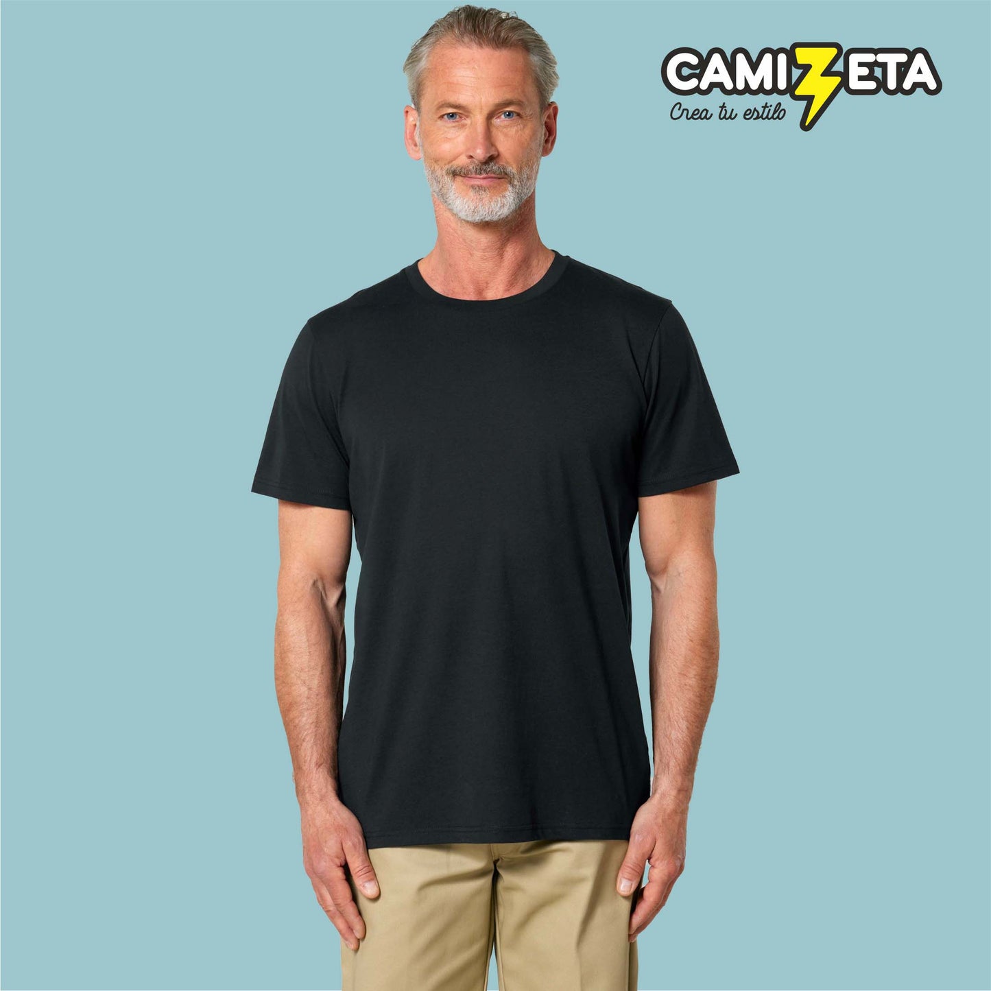 170 Camiseta corte estándar 155gms 100% algodón orgánico🌿