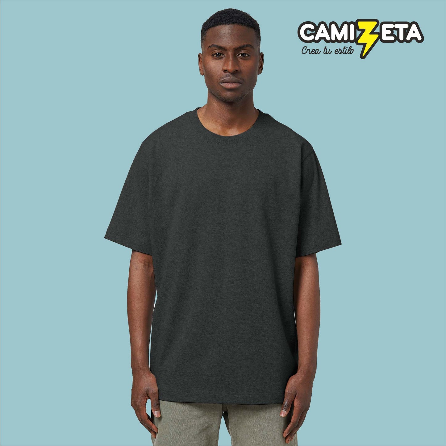 788 Camiseta corte "OVERSIZE" alto gramaje 240 gms 100% algodón orgánico 🌿