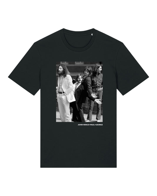 CAMISETA JOHN+RINGO+PAUL+GEORGE