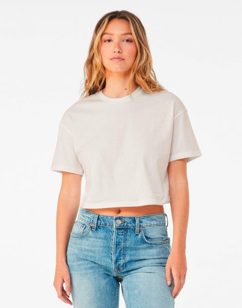 648 Camiseta Crop top corte suelto 130gm